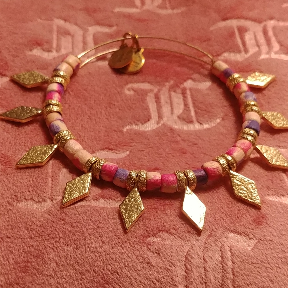 Alex and Ani Pink and Rose Gold Bracelet